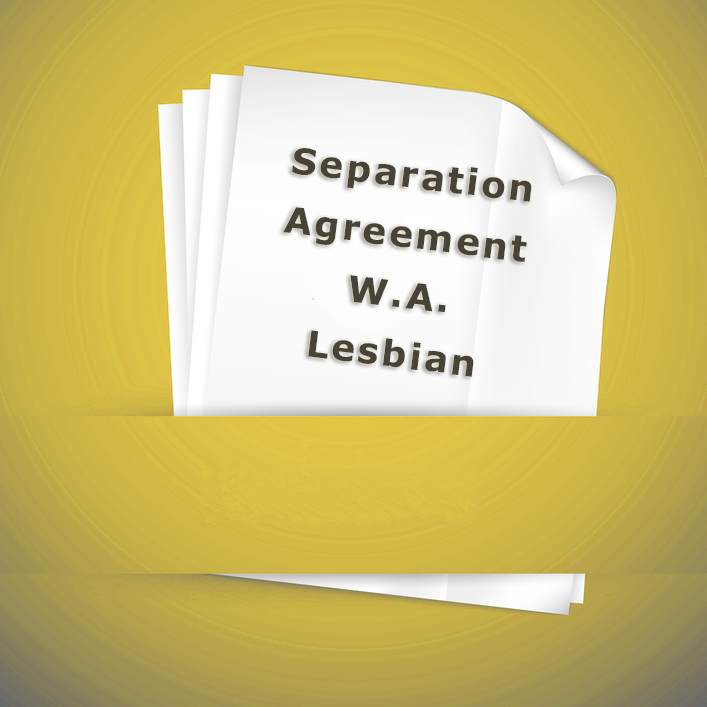 Lesbian Separation Agreement WA